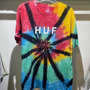 HUF Tie dye shirt